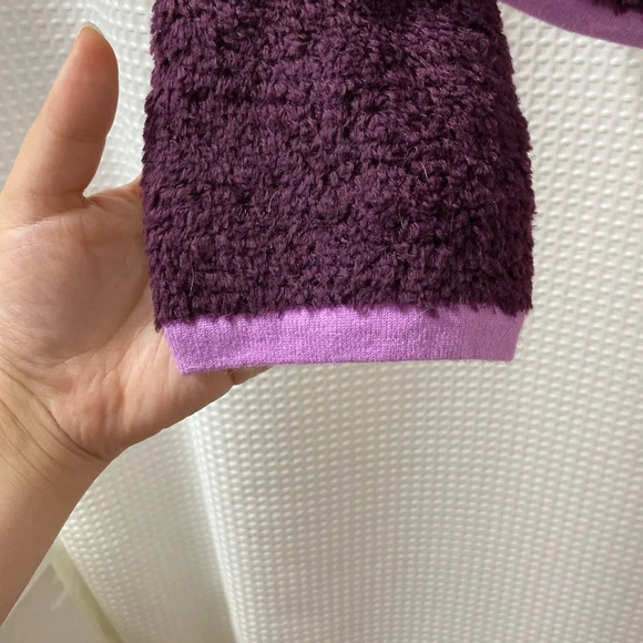 NWOT AT Fuzzy Sweater Jacket - Picture 5 of 6